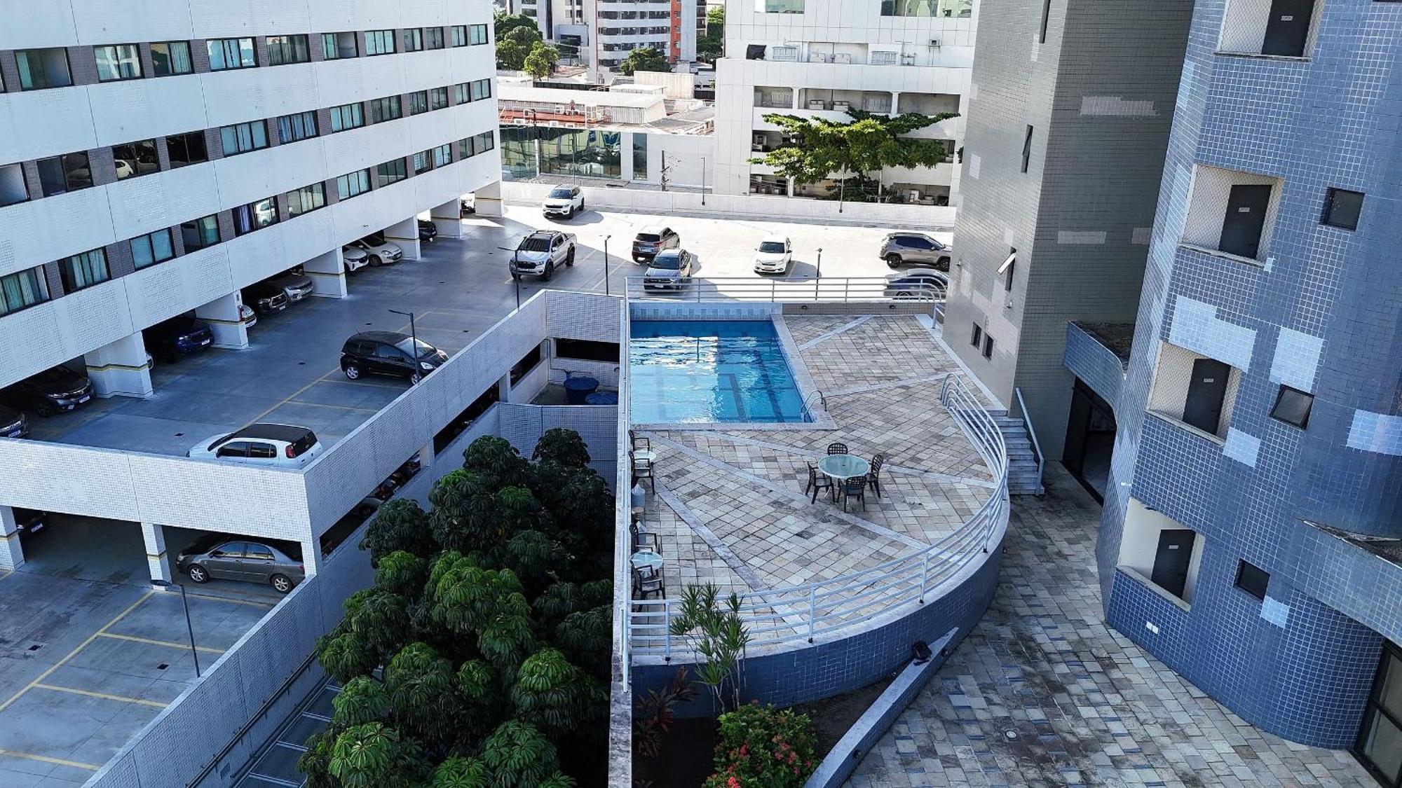 Flat No Condominio Metropolis - Ilha Do Leite Recife Bagian luar foto