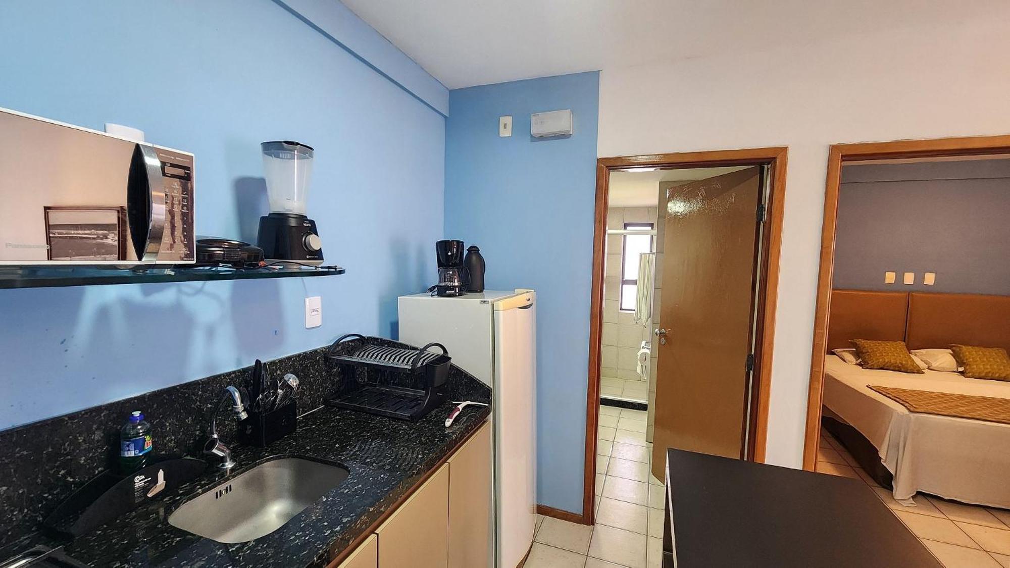 Flat No Condominio Metropolis - Ilha Do Leite Recife Bagian luar foto