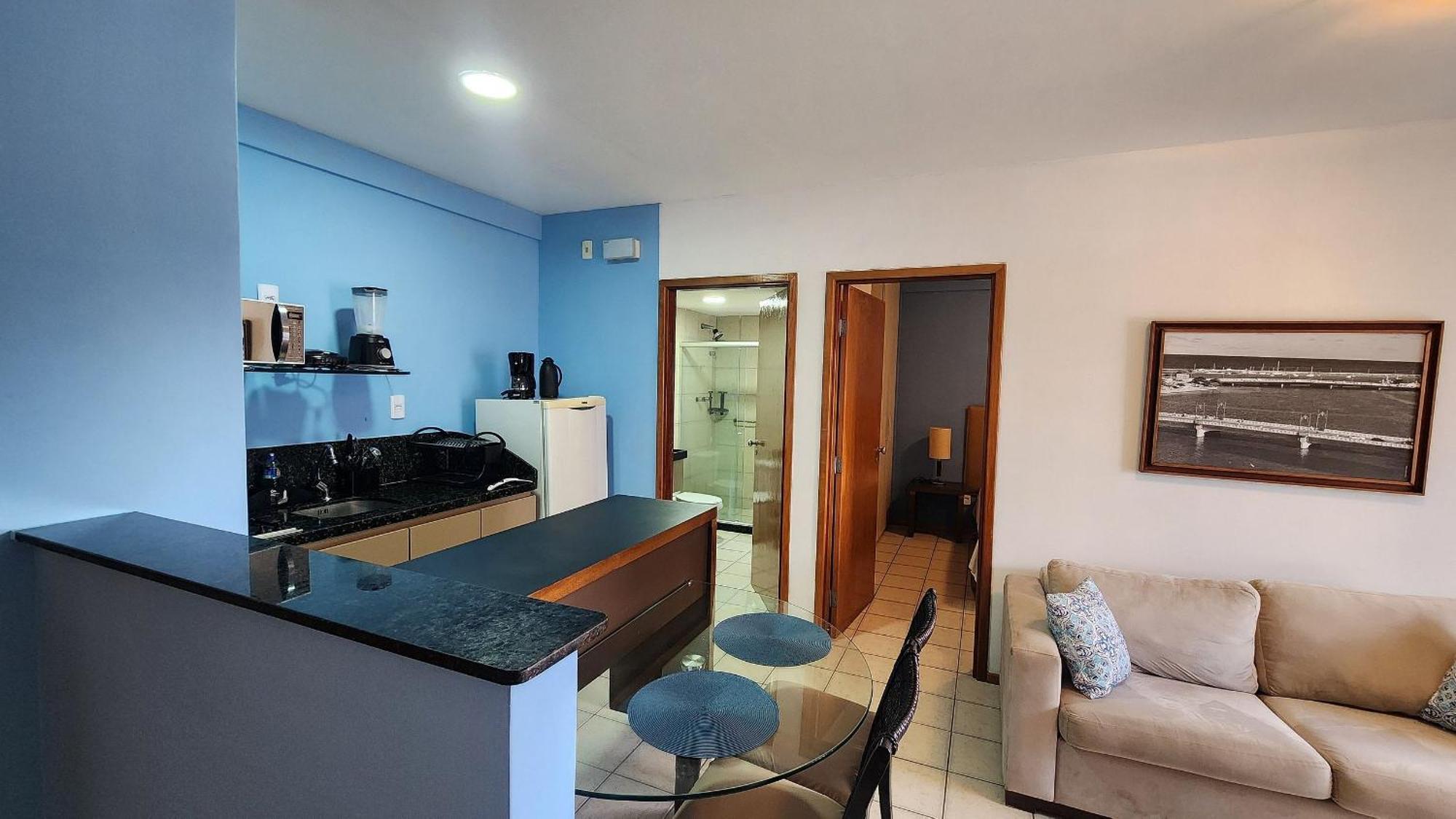 Flat No Condominio Metropolis - Ilha Do Leite Recife Bagian luar foto