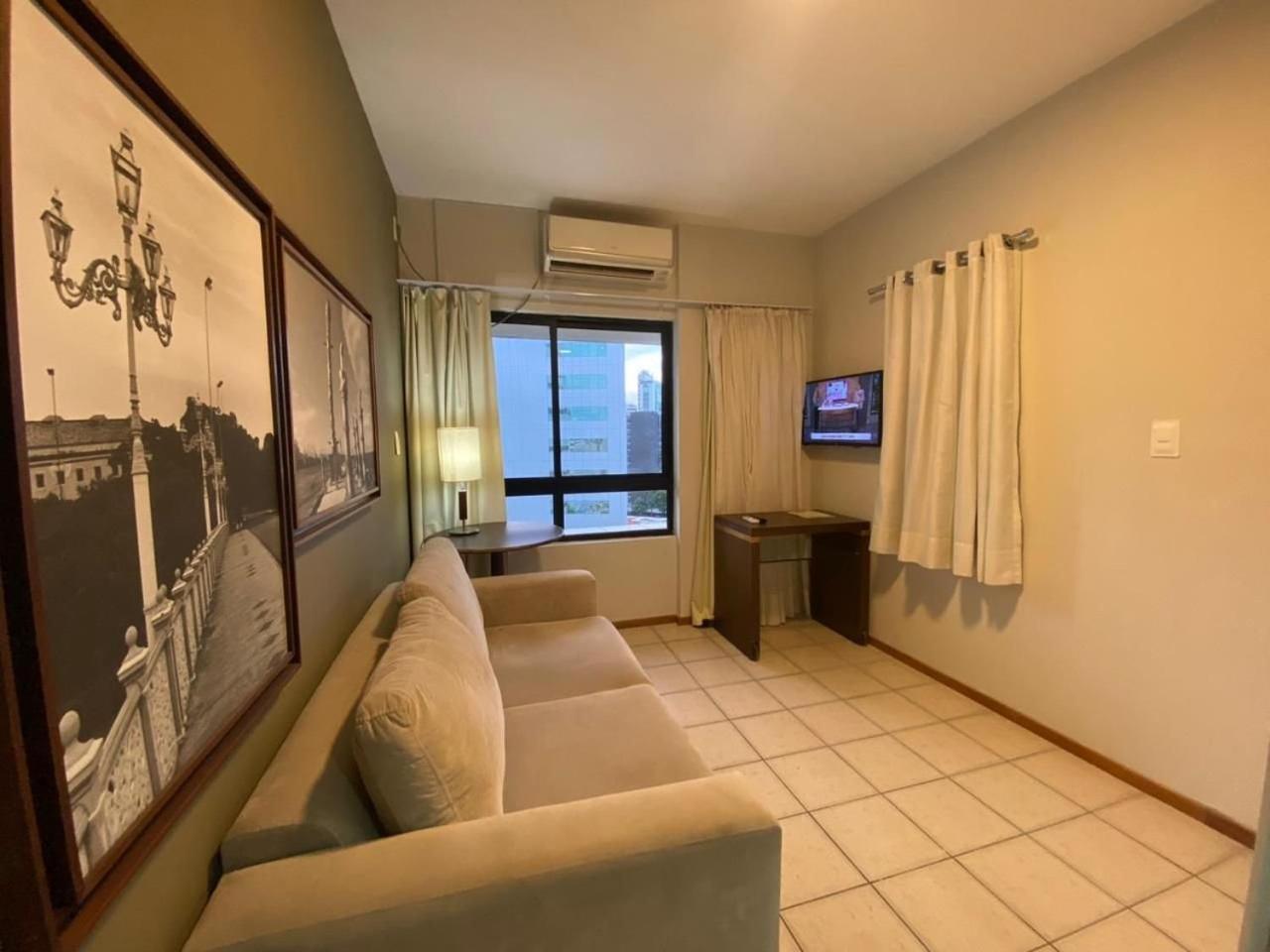 Flat No Condominio Metropolis - Ilha Do Leite Recife Bagian luar foto