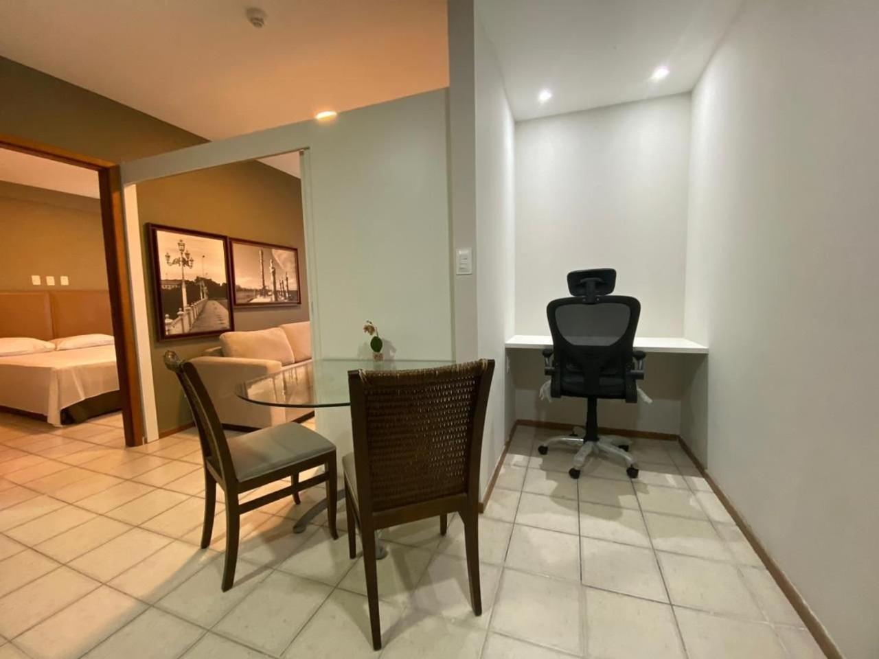 Flat No Condominio Metropolis - Ilha Do Leite Recife Bagian luar foto