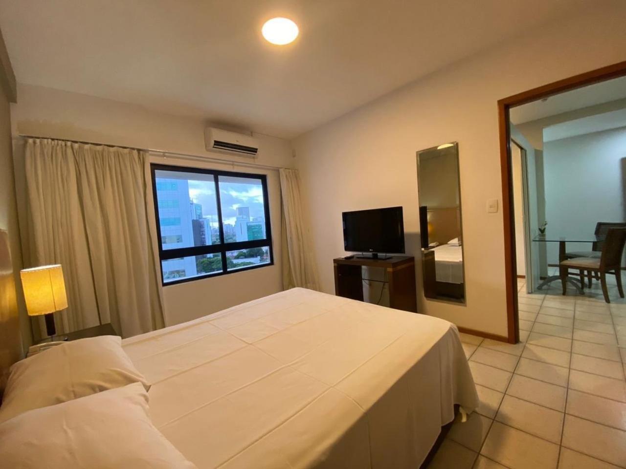 Flat No Condominio Metropolis - Ilha Do Leite Recife Bagian luar foto
